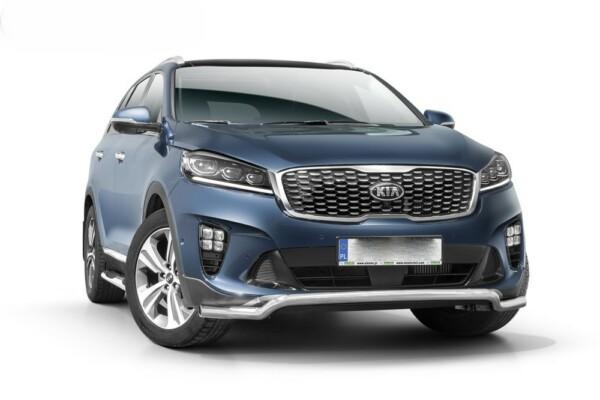 Kuvassa Etupuskurin suojarauta Kia Sorento 2018-2020