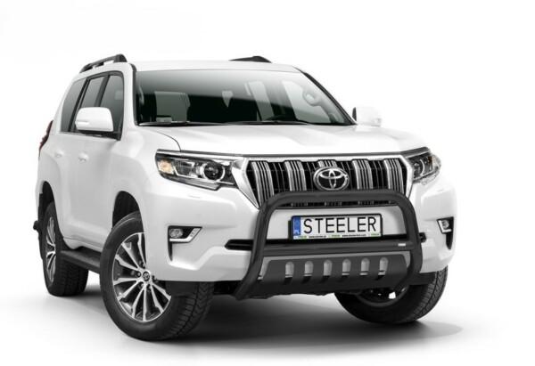 Kuvassa Lisävalotelineet Toyota Land Cruiser 150 2017-, Musta