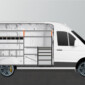 Kuvassa Work System V-Pro Plus Kalustesarja Ford Transit L3H2