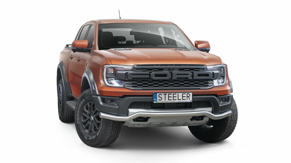 Kuvassa Etupuskurin suojakaaret Ford Ranger Raptor (2023 -)