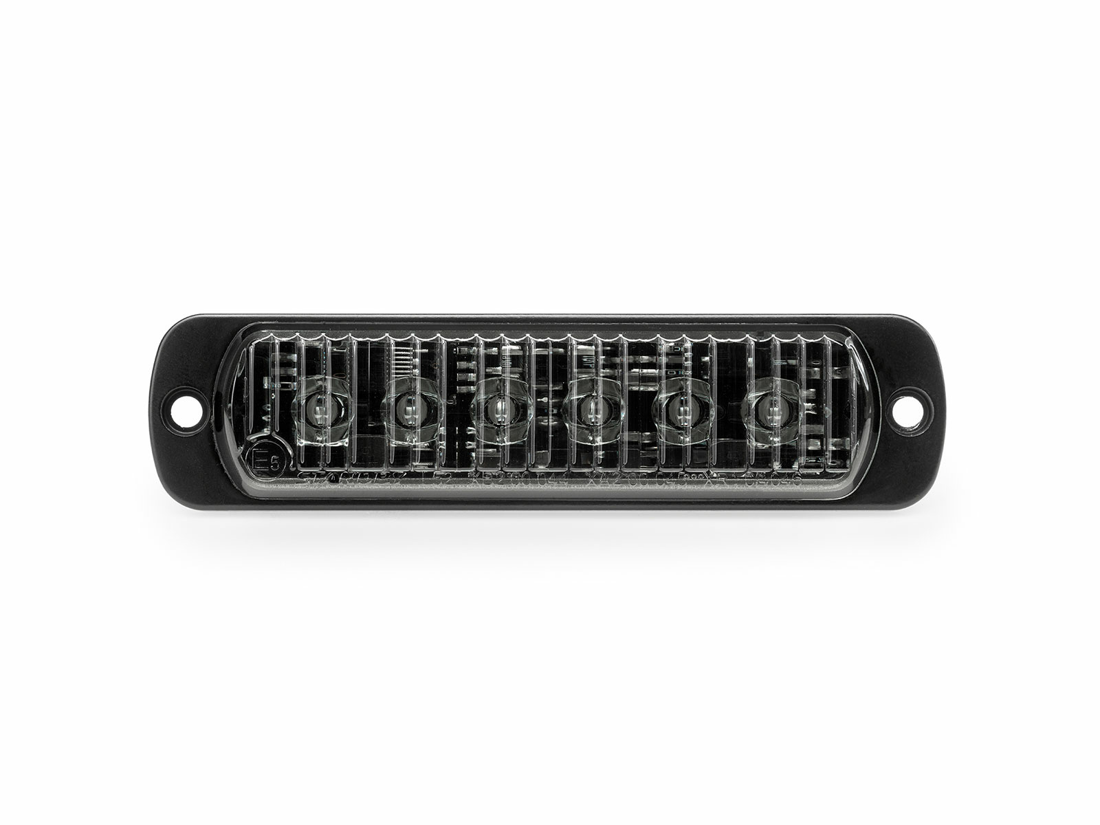 Kuvassa Standby L52 LED-Varoitusvalo tumma linssi, vaaka/pinta-asennus, Sin.